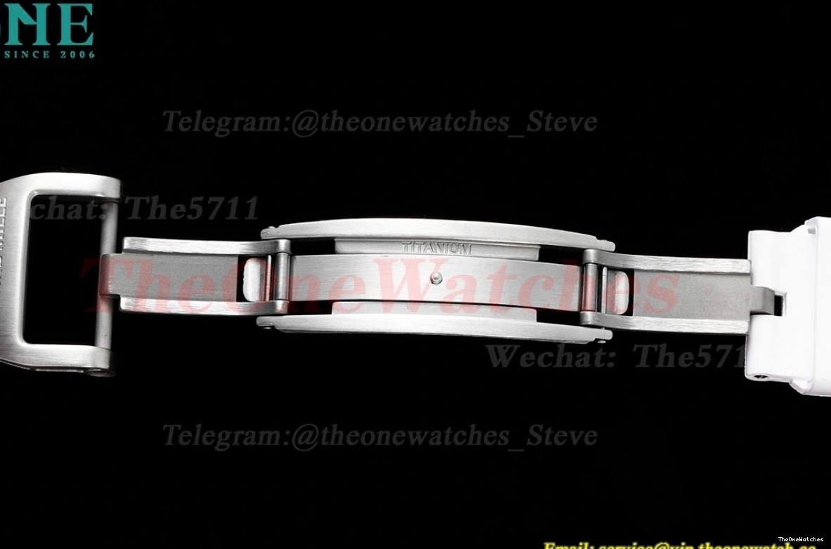 White Blue Rubber With Clone Strap Dial Transparent Skeleton RMSF RM35-01 RMUL2 0127